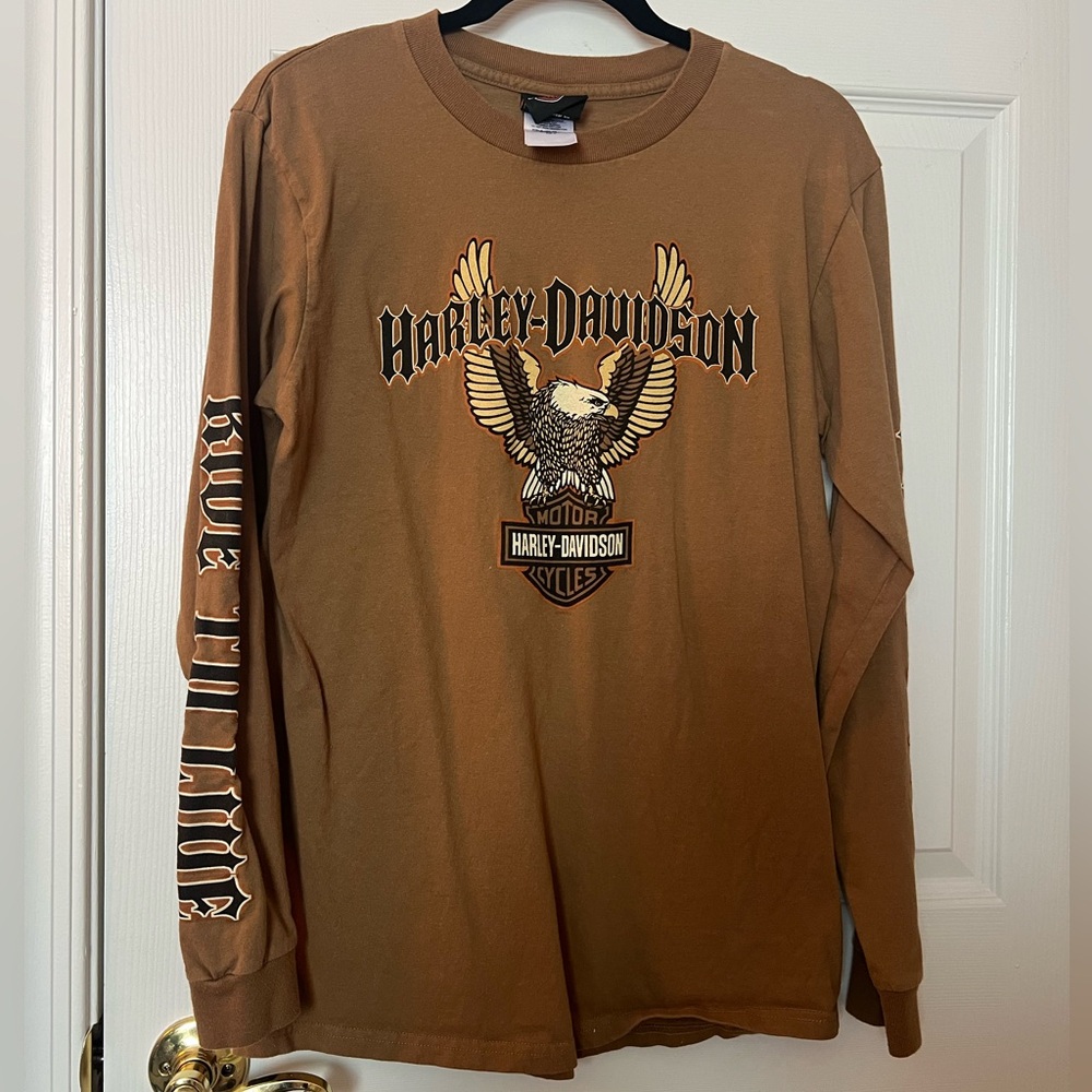 Harley Davidson Long Sleeve Eagle Tee